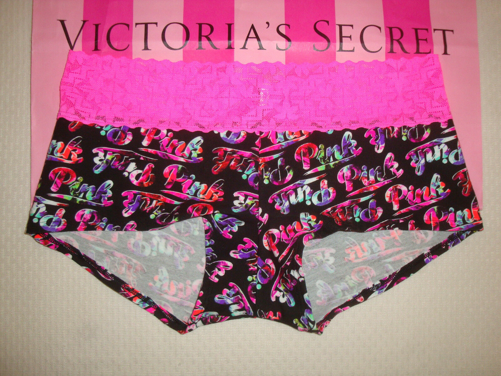pink color NWT Victoria Secret cheeky panties M