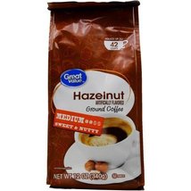 Great Value Hazelnut Medium Roast Ground Coffee, 12 oz (Pack of 4) - $50.95