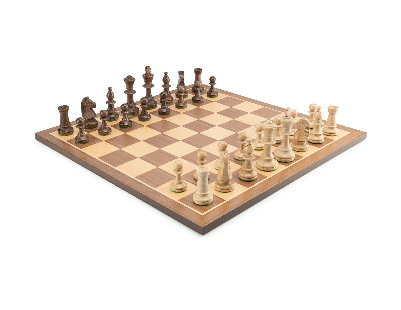 Standard wooden tournament chess set ESSEN STAUNTON - weighted,felted ...