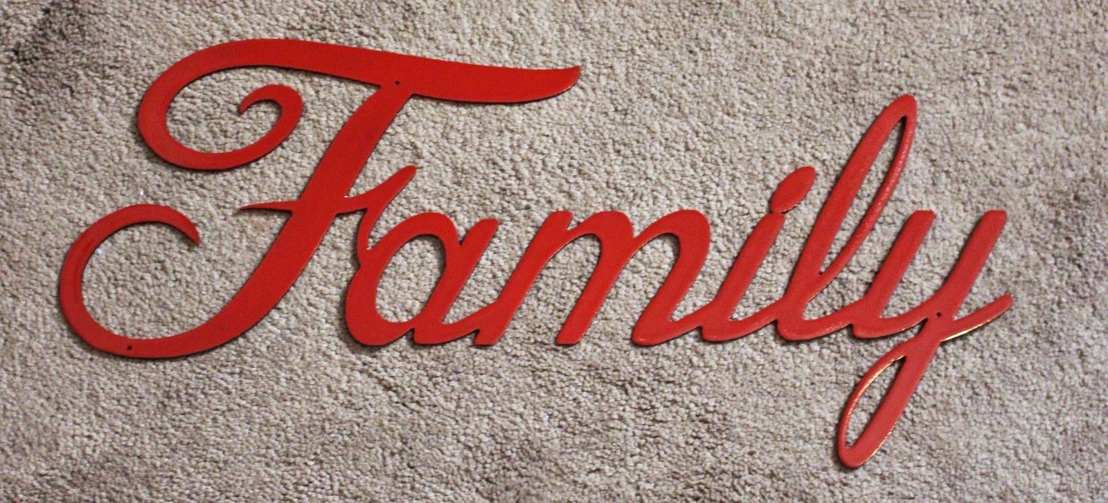 Metal Wall Art Words Family Style 2 Red And 50 Similar Items Metal Wall Art Words Family Style 2 Red