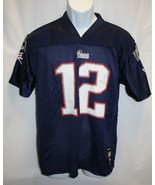 Patriots Brady #12 Jersey Size X-Large Reebok NFL - $18.01