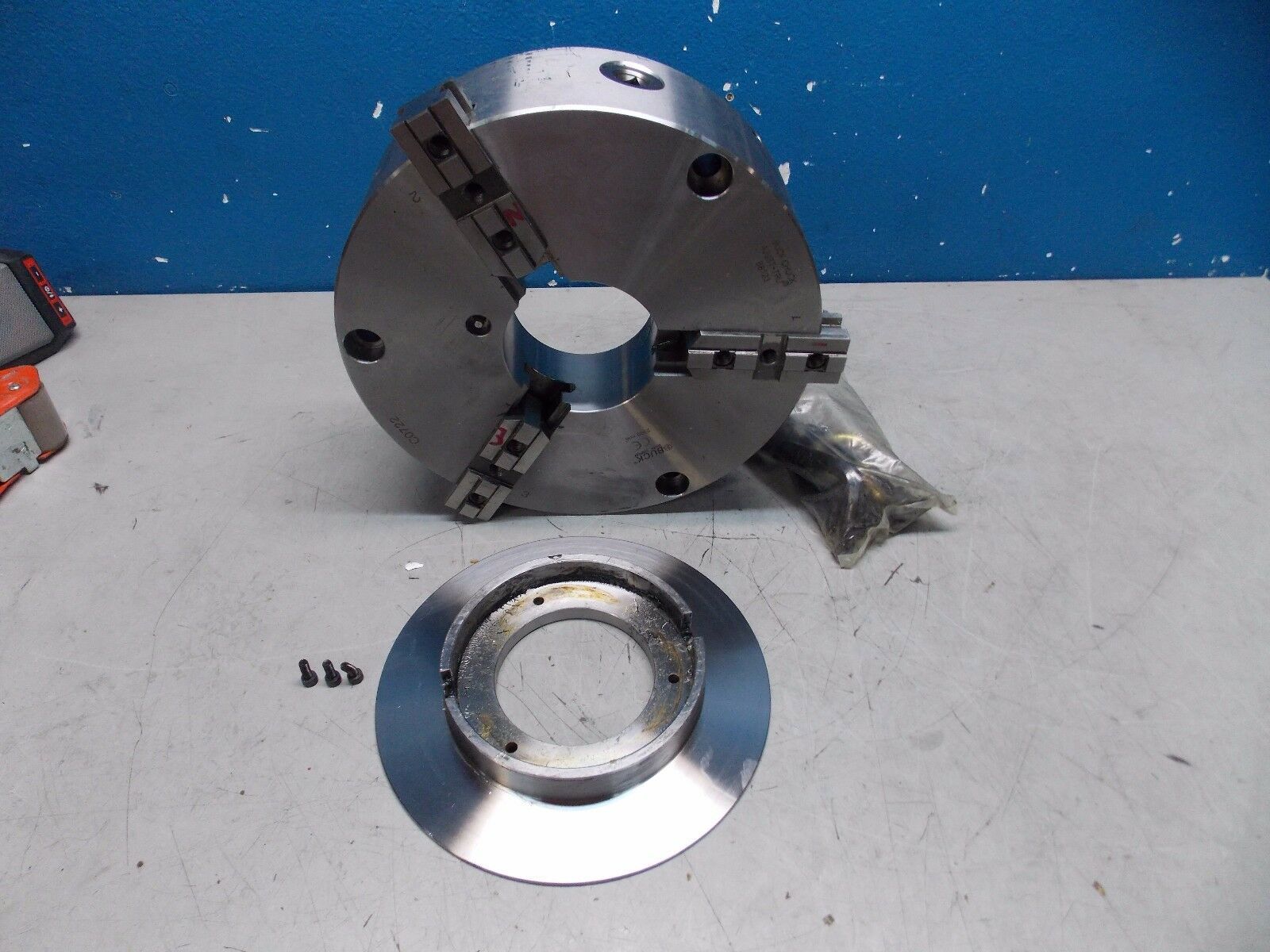 Buck Chuck 3Jaw Self Centering Lathe Chuck 12" Dia. Front Mount B8123