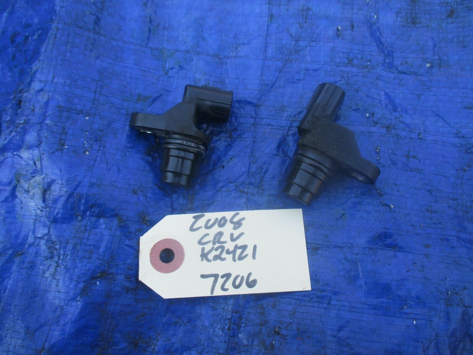 0709 Honda CRV K24Z1 camshaft position sensors set engine motor OEM K24 RZA 2 Car & Truck