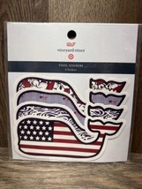 Vineyard Vines for Target - Large Vinyl Whale Stickers 4 pack laptop Luggage Etc - $8.89