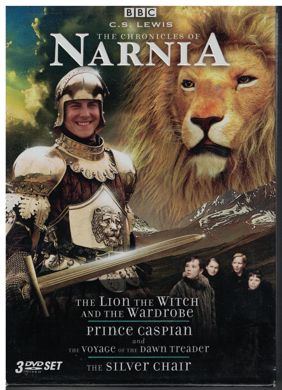 The Chronicles of Narnia BBC 3 Disc DVD Set Remastered ...