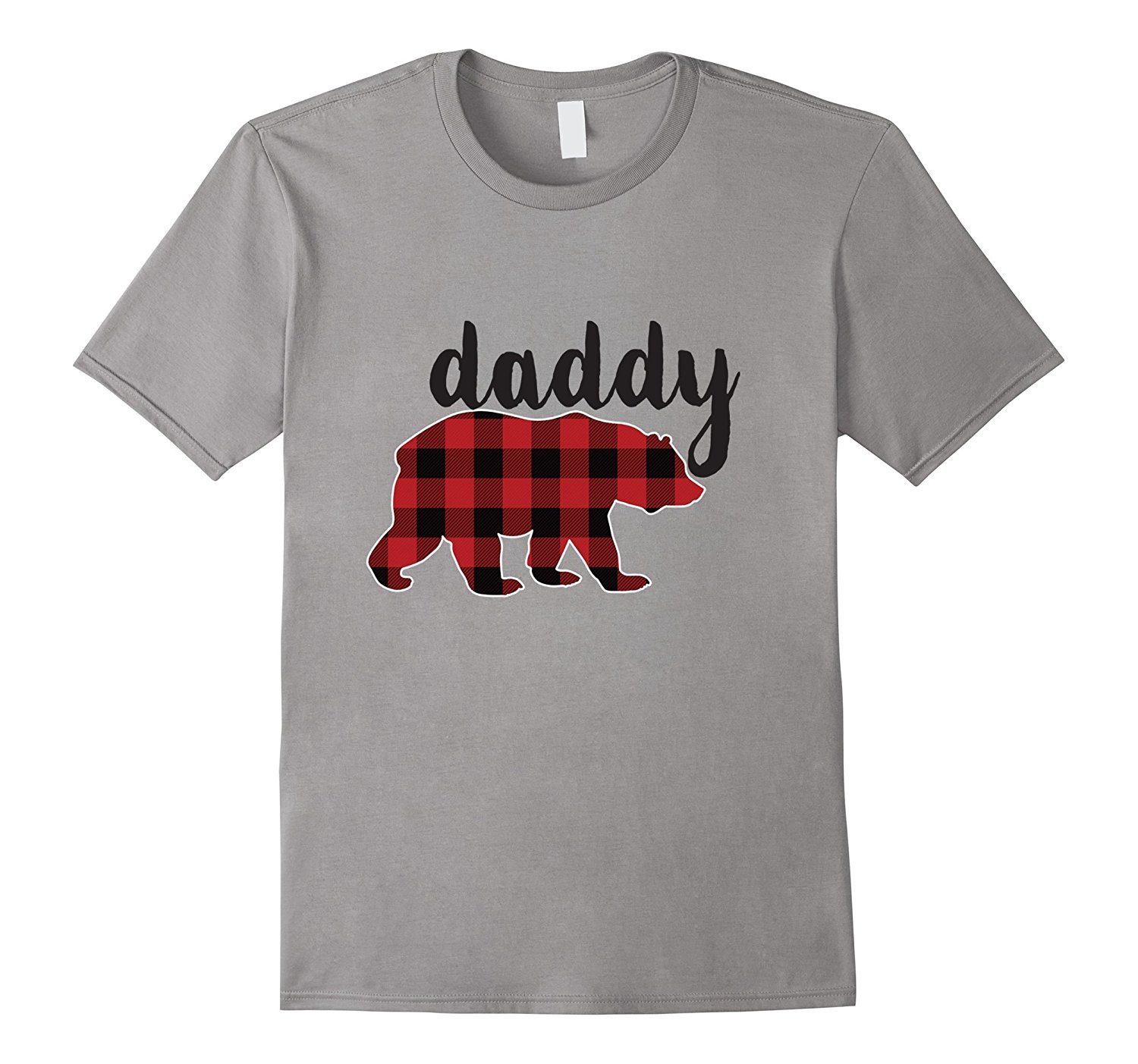 Image of Daddy Bear Plaid Shirt, Buffalo Plaid Papa Bear Shirt Men