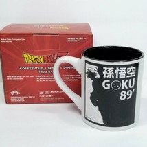 Dragon Ball Z Goku Black White 89' Large Coffee Mug 13.5 Oz New Cup - $21.77