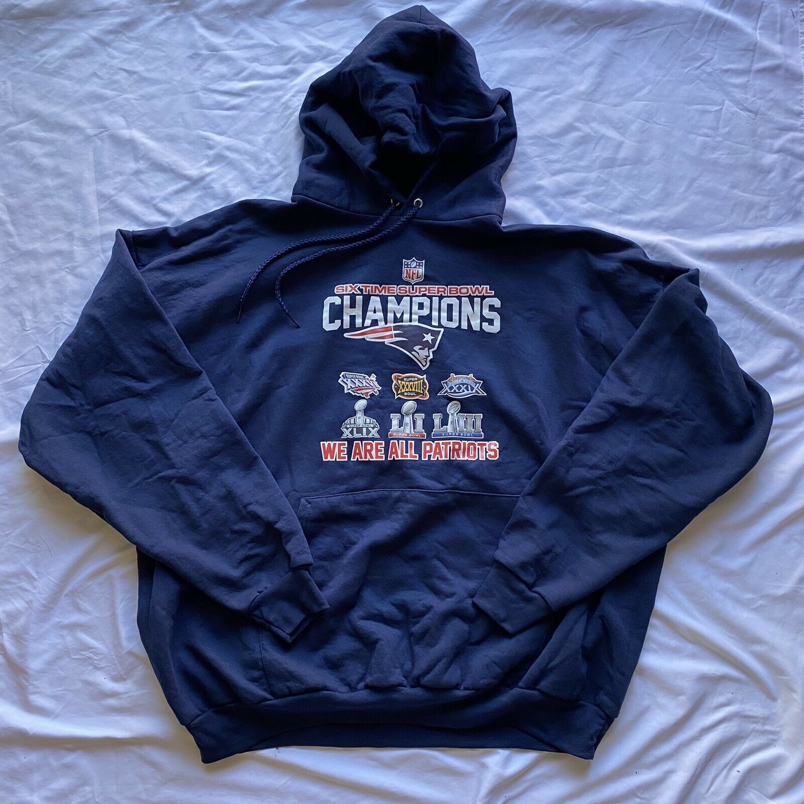 new england patriots hoodie 3xl