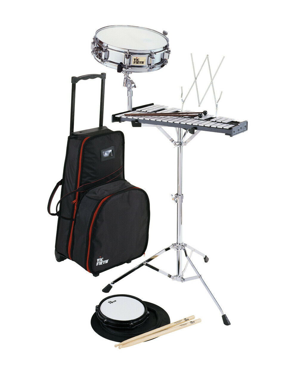 Vic Firth Travel Virtuoso Snare Drum & Bells Performer Kit with Bag V7806 Sets & Kits