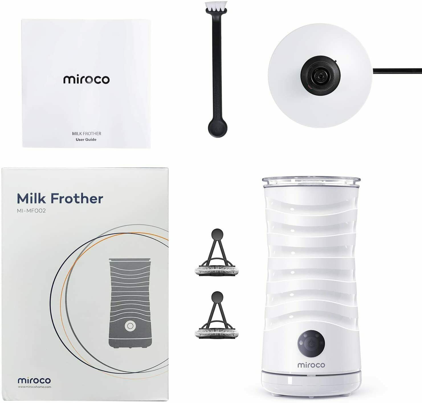 Milk Frother Miroco Electric Milk Steamer Automatic Milk Frothers