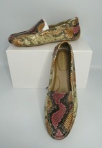 Aerosoles New WOT Casual Comfortable Snakeskin Loafer Flat Leather Flat Ship $6 - $27.80