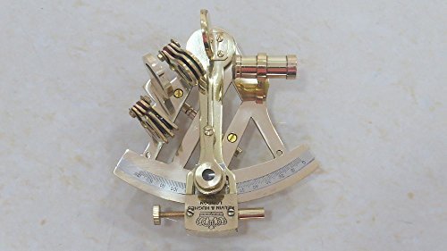 Signatur Messing Sextant H. Hughes aus den frühen 1900er Jahren Mit Signatur Messing Sextant H. Hughes aus den frühen 1900er Jahren Mit