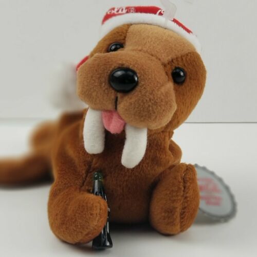 coca cola bean bag plush walrus