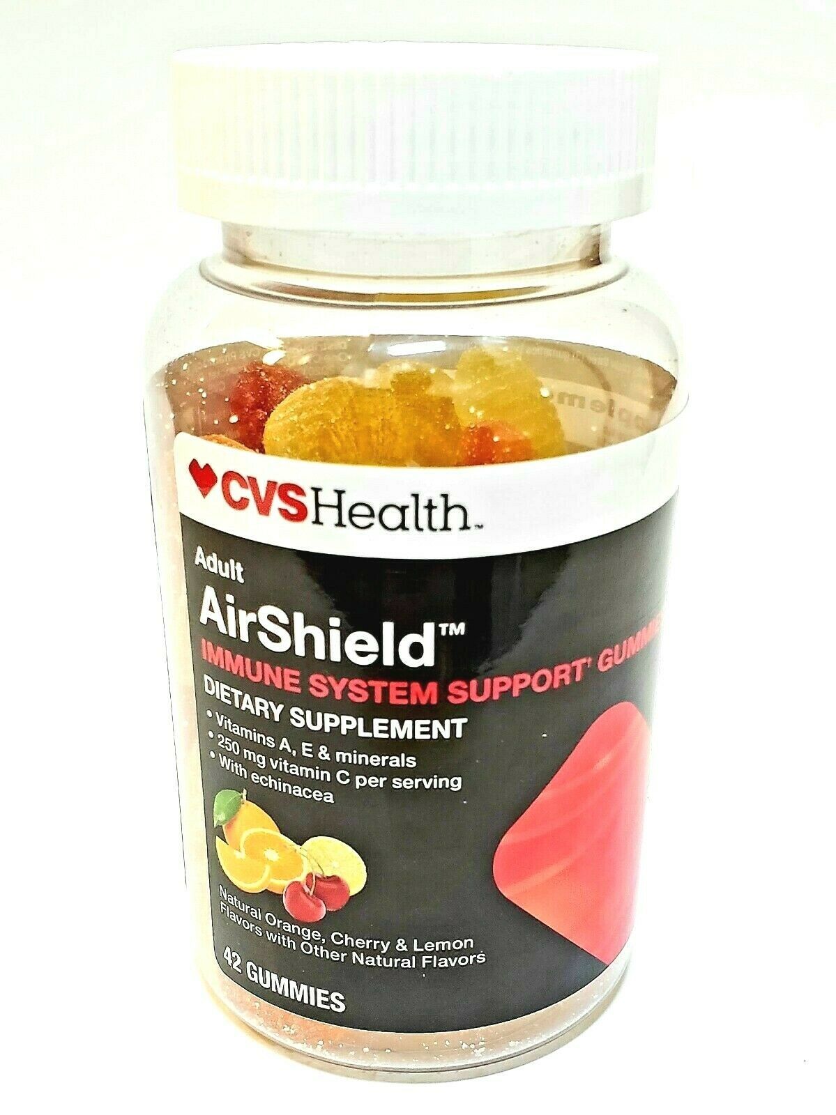 CVS Health AirShield Gummies, Full Immune Support Supplement 42 Ct Exp