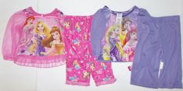 Disney Princesses Infant Girls Princess Pajama Sets 2 to Choose Size 12M NWT - $10.49