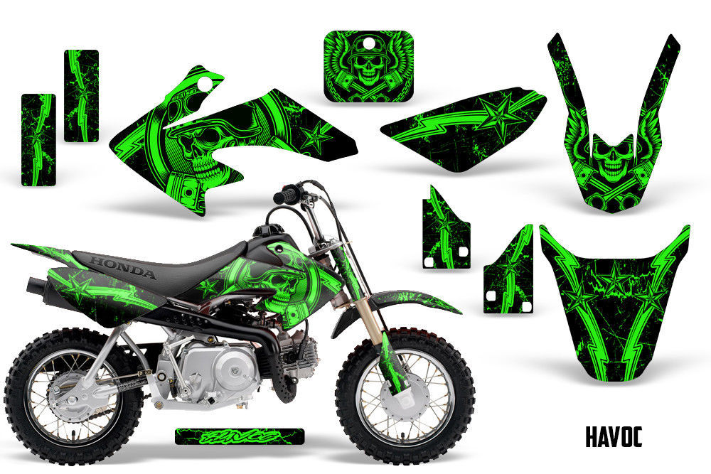 Honda CRF50 Dirt Bike Graphics Sticker Kit Decal Wrap MX Deco 0415