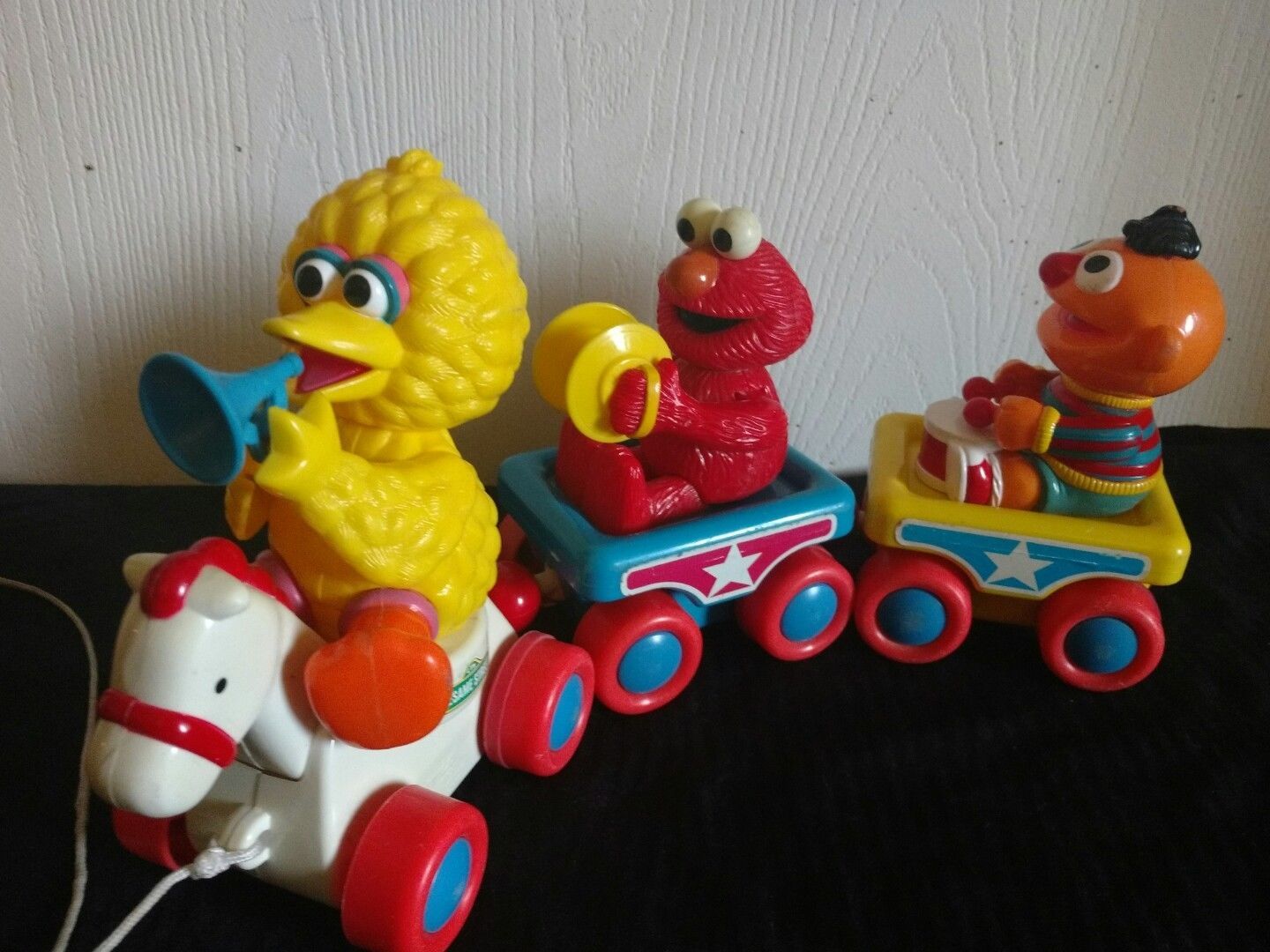 Tyco Preschool SESAME STREET TRAIN Muppet Babies ELMO BIG BIRD & BERT ...