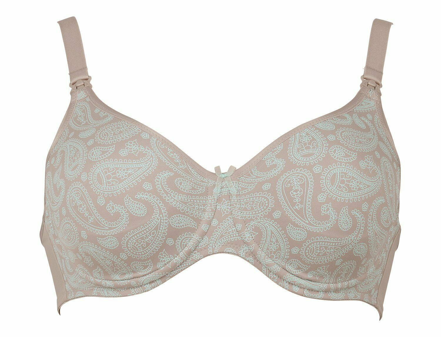 ANITA Brown Sugar Maternity Paisley Underwire Nursing Bra, US 34C, UK ...