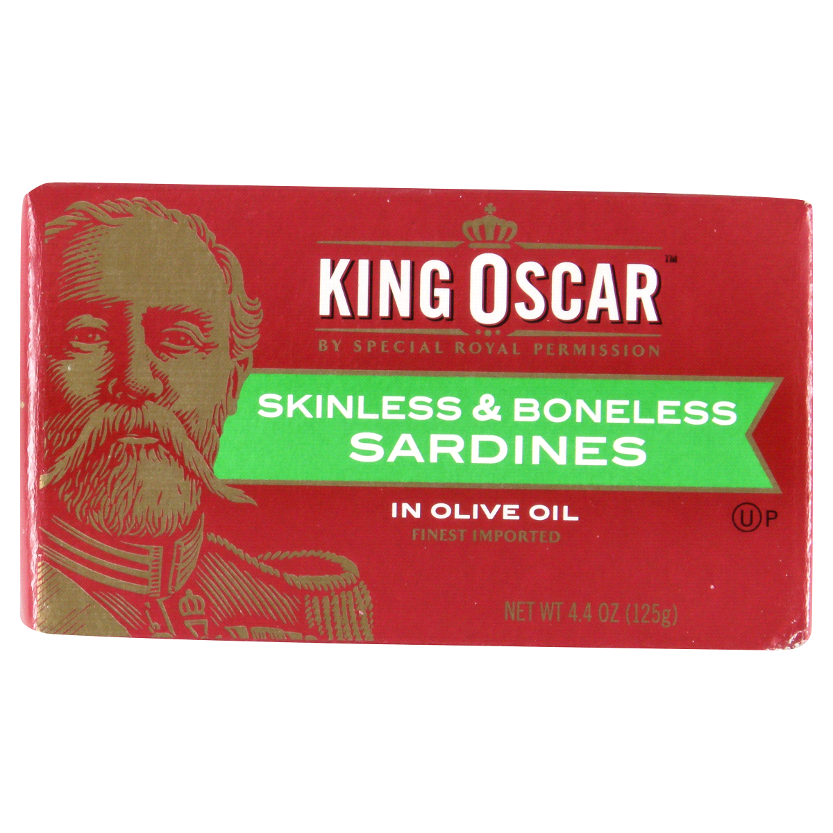 King Oscar Sardines Skinless Boneless in Olive Oil, 4.38 oz (A 6 PACK