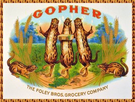 10917.Poster decor.Home interior.Room design.3 Funky Gophers smoking.Man... - $13.86+
