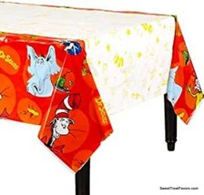 DR SEUSS Party Tablecloth Birthday Party Tablecover Decoration Dr Seuss ... - $10.84