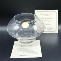 LENOX VOTIVE CRYSTAL ILLUMINATIONS vintage candle holder nib box coa gla... - $19.69