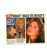 Ron Perlman Beauty and the Beast 1 page original clipping magazine photo... - $5.39