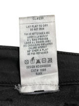 Joe's Jeans The Skinny Leg Denim Coated Black 25 USA Made Stretch Cotton Spandex image 10