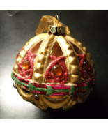 Reba Christmas Ornament Harmony For The Home Curtain Ball Glass Bulb Gli... - $14.99