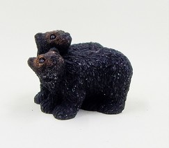 Stone Critters Smalls Noah&#39;s Ark Series Two By Two Black Bears - $14.95