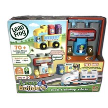 Leap Frog Leap Builders Roads And Railways Vehicles Interactive Playset NEW - $15.44