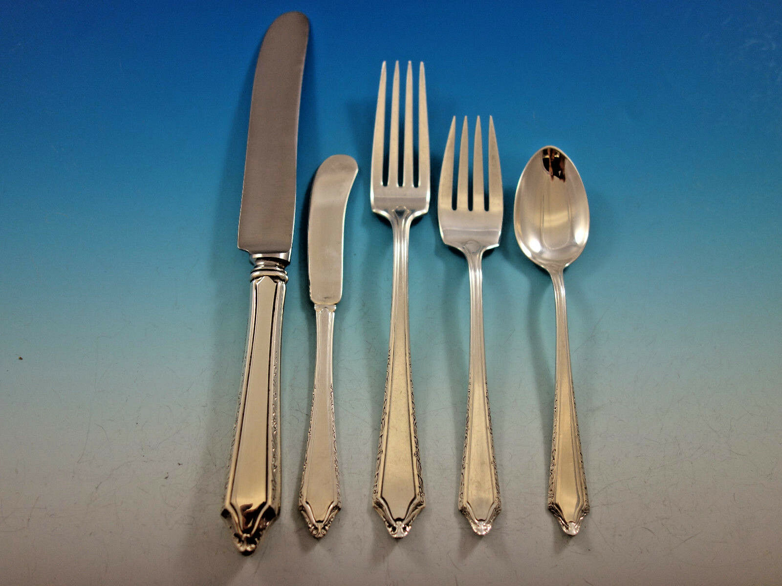 Primary image for Virginia Carvel by Towle Sterling Silver Flatware Set for 8 Service 44 pieces