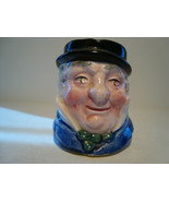 Hand made, hand painted Captain cuttle Toby mug, Japan. - $10.00