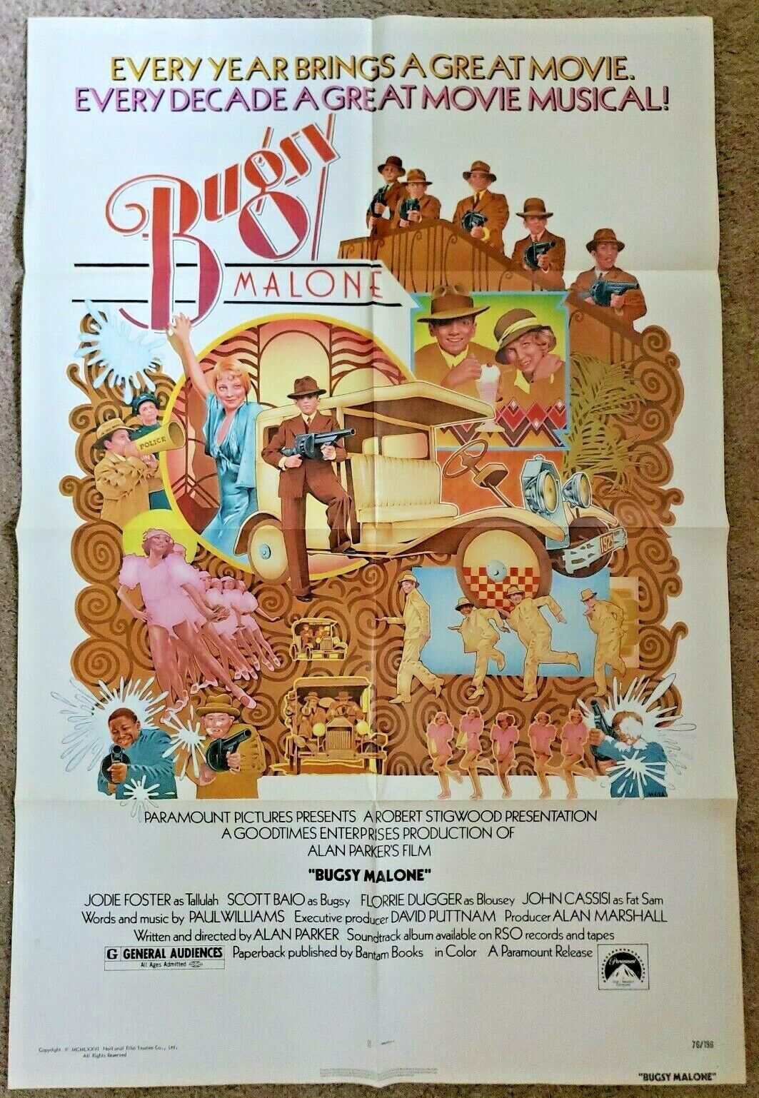 1976 Bugsy Malone Movie Poster 27