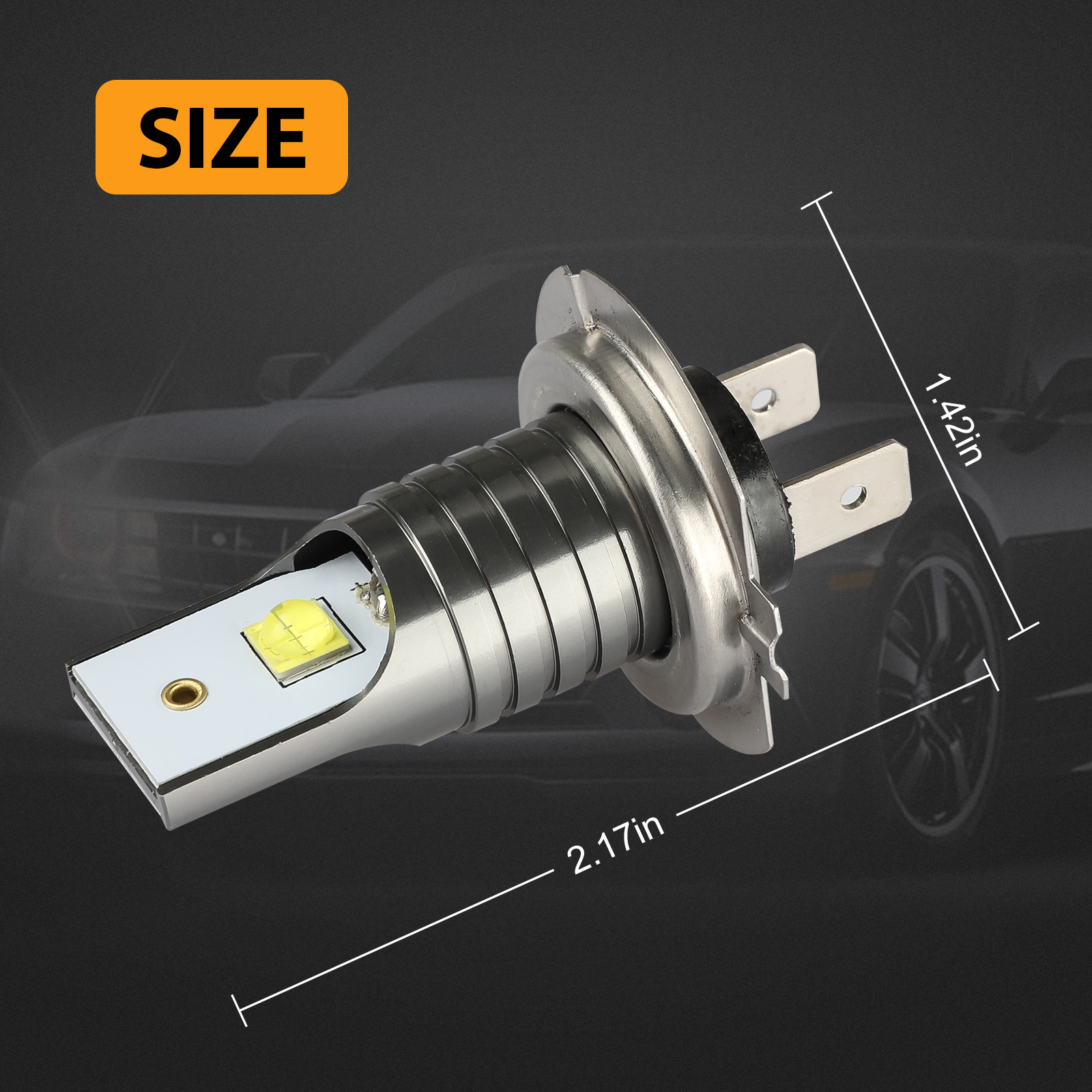 H7 110W 30000LM Car LED Headlight Conversion Kit DRL Lamp Bulb Xenon