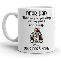 Personalized Imperial Shih Tzu Coffee Mug, Custom Dog Name, Customized Gifts For - $14.95