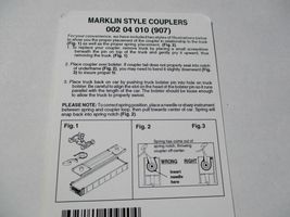 Micro-Trains Stock # 00204010 #907 Marklin Style Couplers Body Mount (Z Scale) image 3