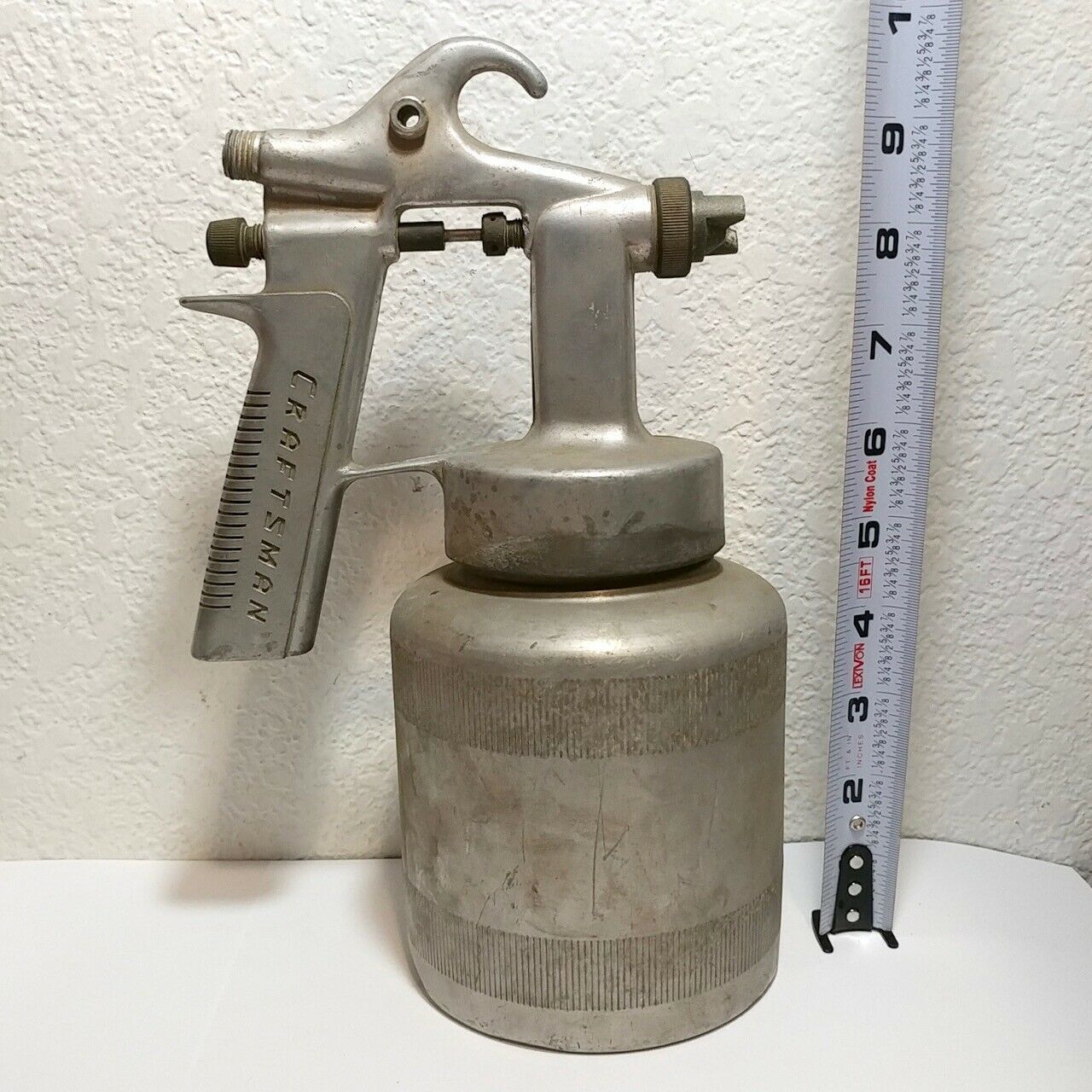 Vintage Craftsman Aluminum Paint Spray Gun Canister Made in USA