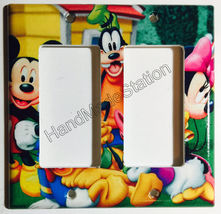 Mickey Minnie Donald Duck Light Switch Power Outlet wall Cover Plate Home decor image 6
