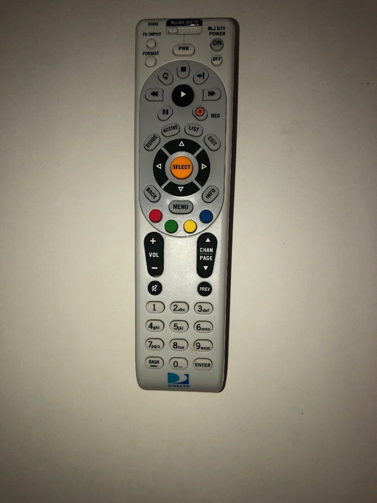 DirecTV RC65X UHF RF UNIVERSAL REMOTE CONTROL RFXMP Direct TV SHIP N
