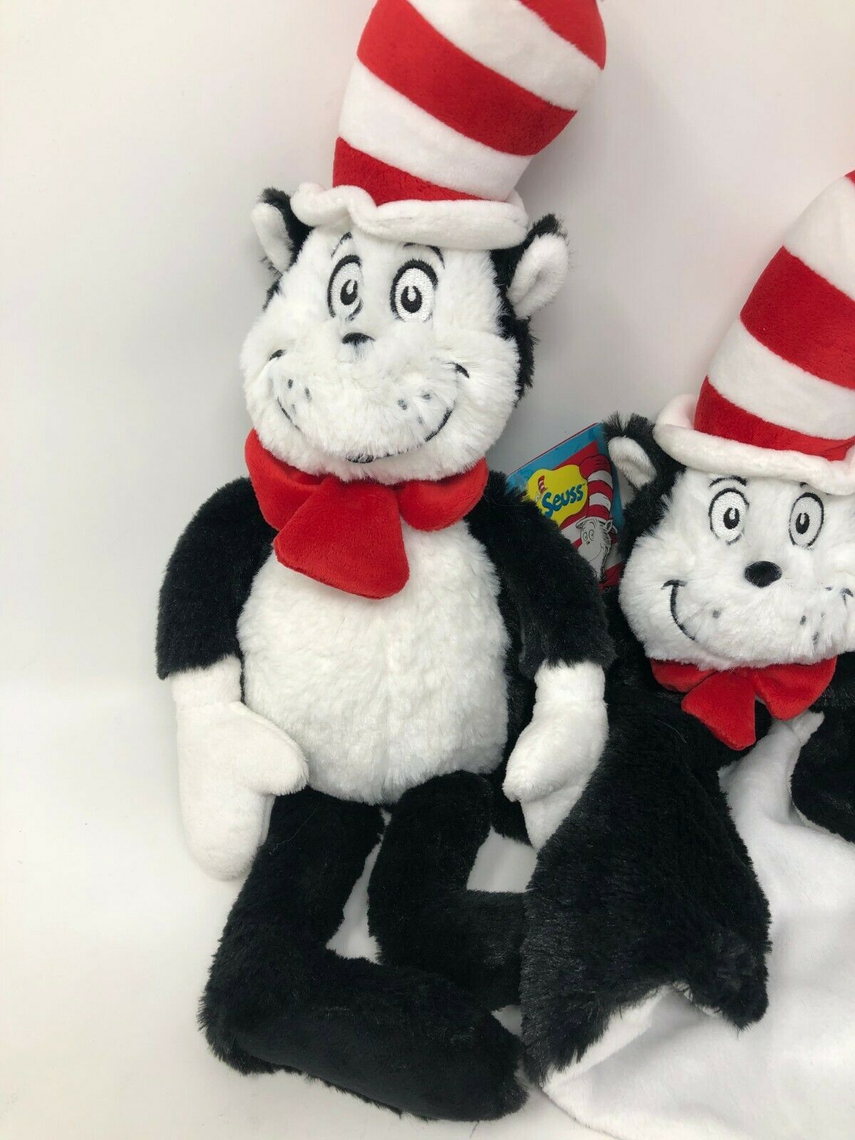 Aurora Dr Seuss Plush Cat In the Hat Lot Of 2 Doll & Lovey NWT (FOSCC ...