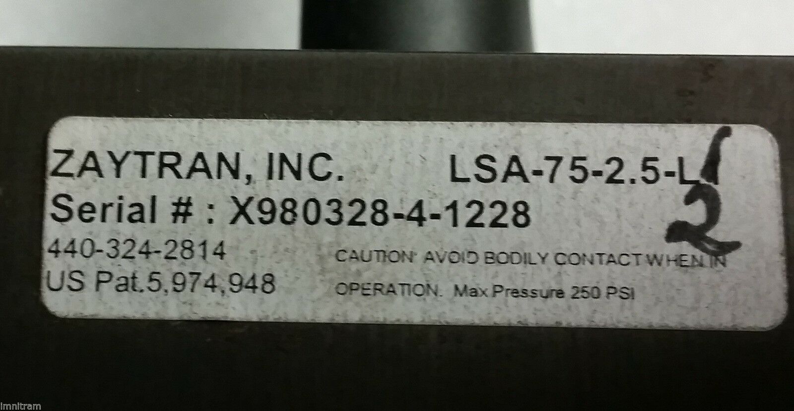 ZAYTRAN, Festo, SMC Cylinder Locating Pin LSA752.5L2 Linear Straight