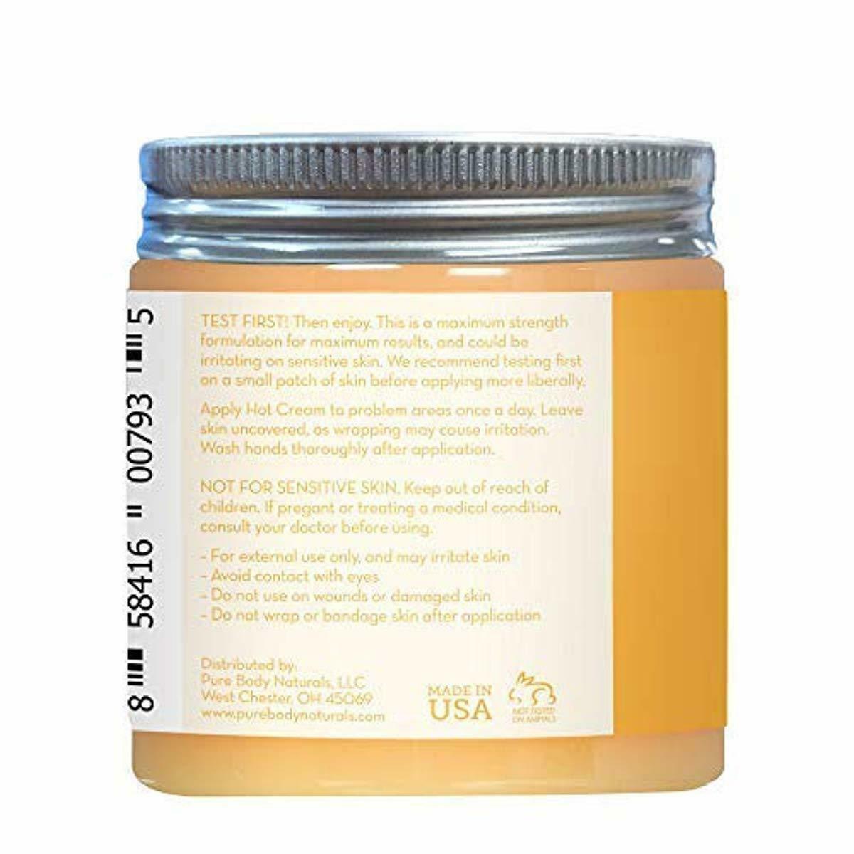 Capsaicin Powered Hot Cream Natural Muscle Pain Relief Cream for Sore