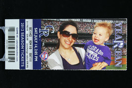 Colorado Rockies vs Philadelphia Phillies MLB Ticket w Stub 07/14/2012 Year Fan - $11.47