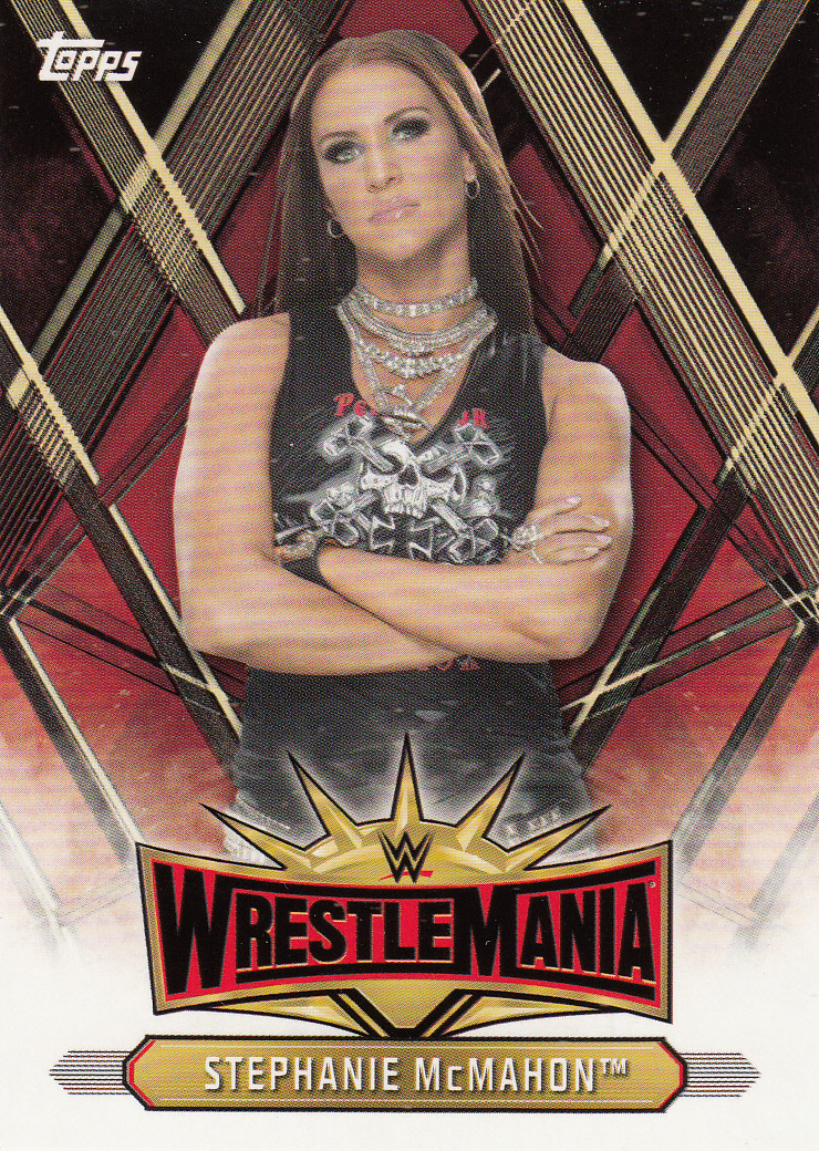 Stephanie McMahon 2019 Topps WWE Road To Wrestlemania Roster Card #WM ...