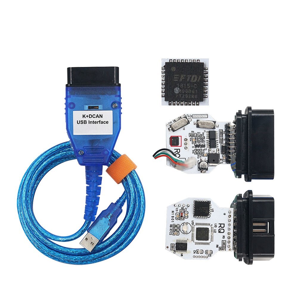 Cavo Diagnostico K+DCAN OBD2 USB Per BMW Serie 1 E 3 - Con Interruttore Sostitutivo - Foto 4