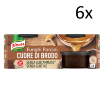 6x Knorr CUORE DI Jujube Porcini Heart of broth Porcini rich in taste - $25.17