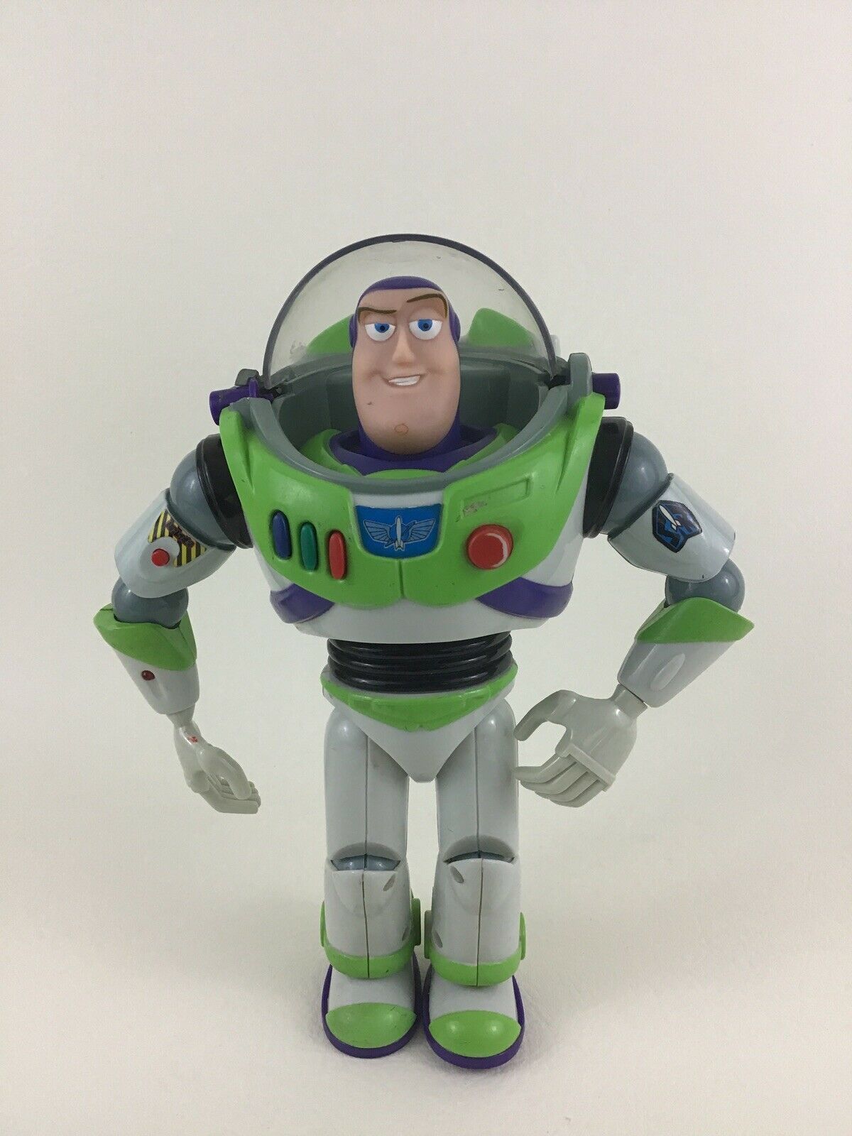 Toy Story Talking Buzz Lightyear Woody Hamm Posable Figures Lot of 3 ...