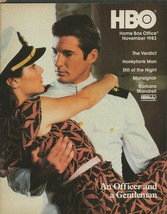 ORIGINAL Vintage Nov 1983 HBO Guide Magazine An Officer and a Gentleman Porky's