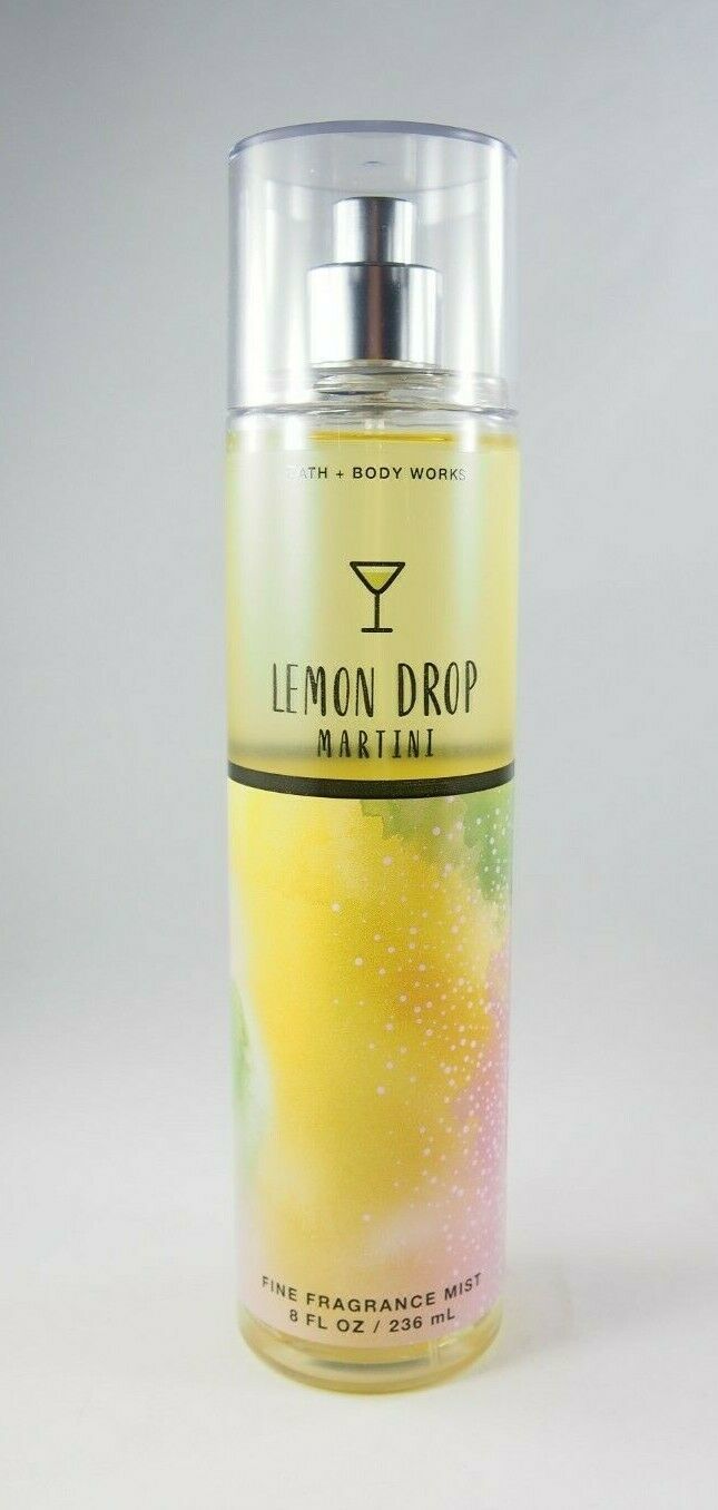 (1) Bath & Body Works Yellow Lemon Drop Martini Fragrance Mist Spray 8oz New